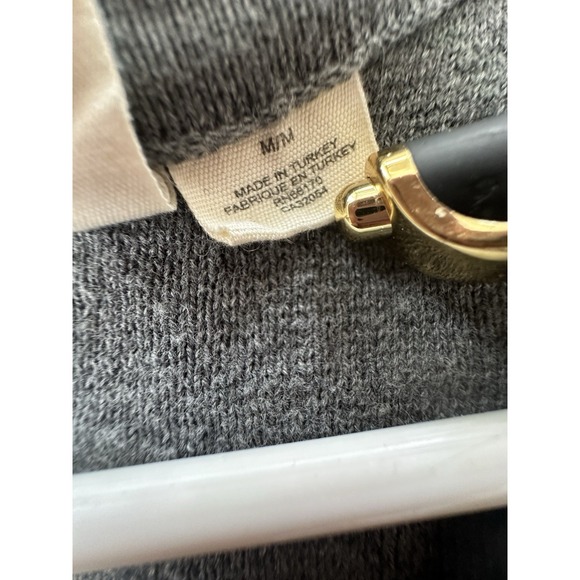 Anthropologie Moth Drawing Room Foil Print Short Sleeve Cotton Sweater M - Picture 5 of 7